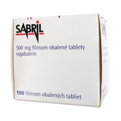 Сабрил (Вигабатрин) таблетки 500мг №100 (100 таблеток) в Оренбурге и области фото